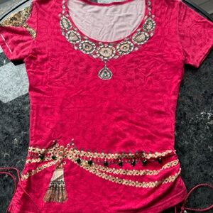 Top by famous Indian designer Tarun Tahiliani.